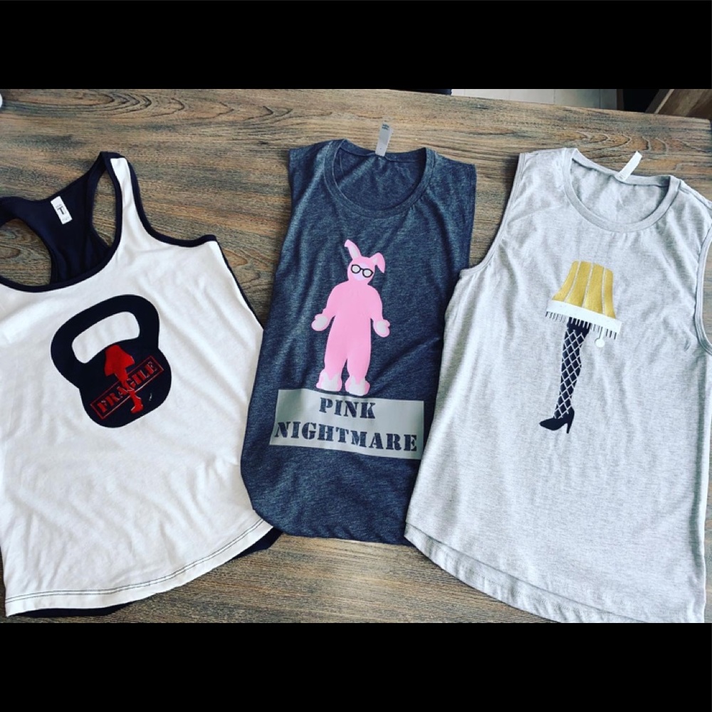 “A Christmas Story” Fitness Tanks.